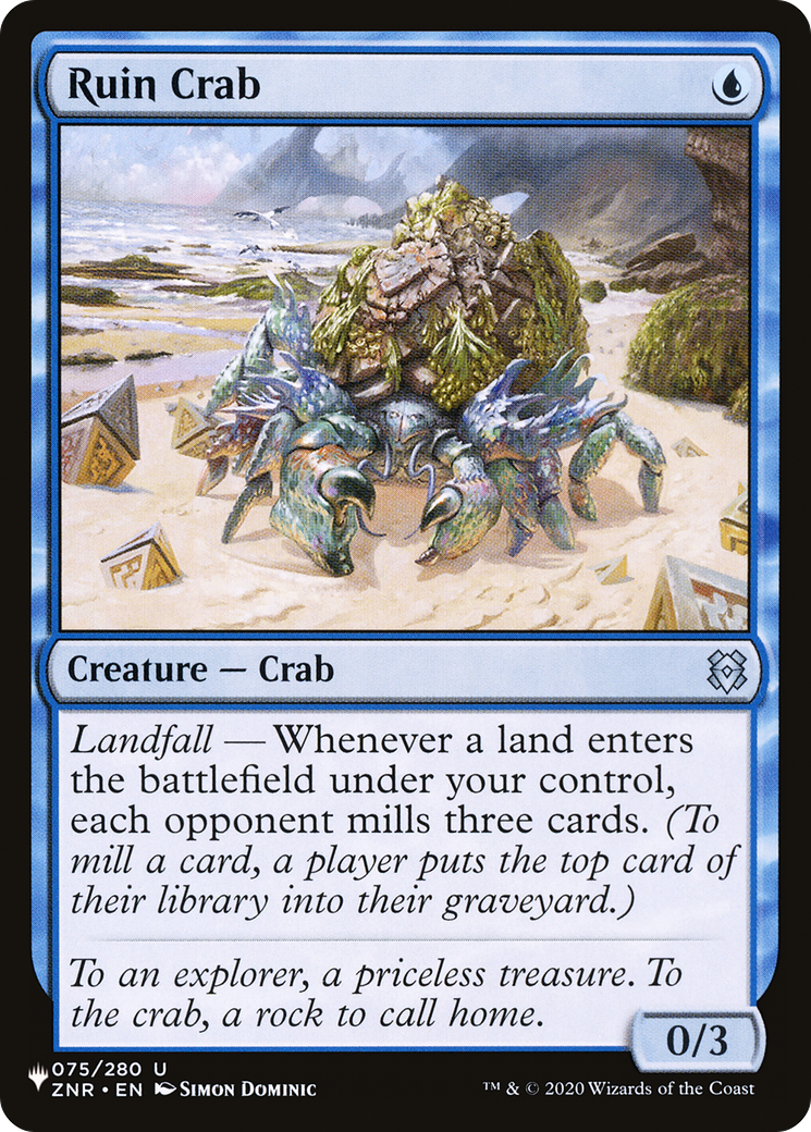 Ruin Crab (LIST-ZNR-75) [The List]