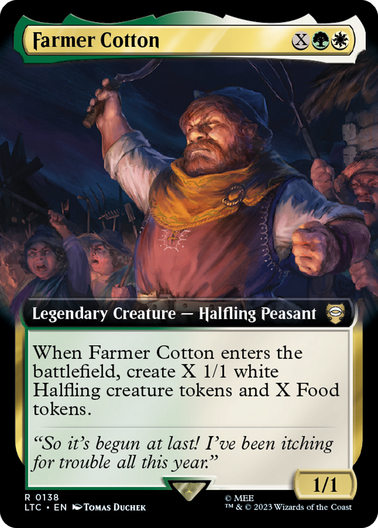 Farmer Cotton (Extended Art) [The Lord of the Rings: Tales of Middle-Earth Commander]