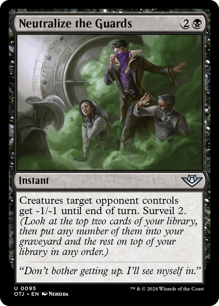 Neutralize the Guards (OTJ-095) [Outlaws of Thunder Junction] Foil