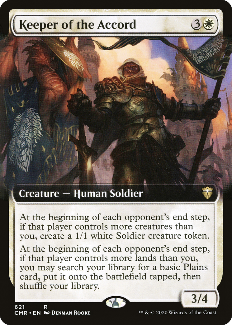 Keeper of the Accord (CMR-621) [Commander Legends]: (Extended Art)