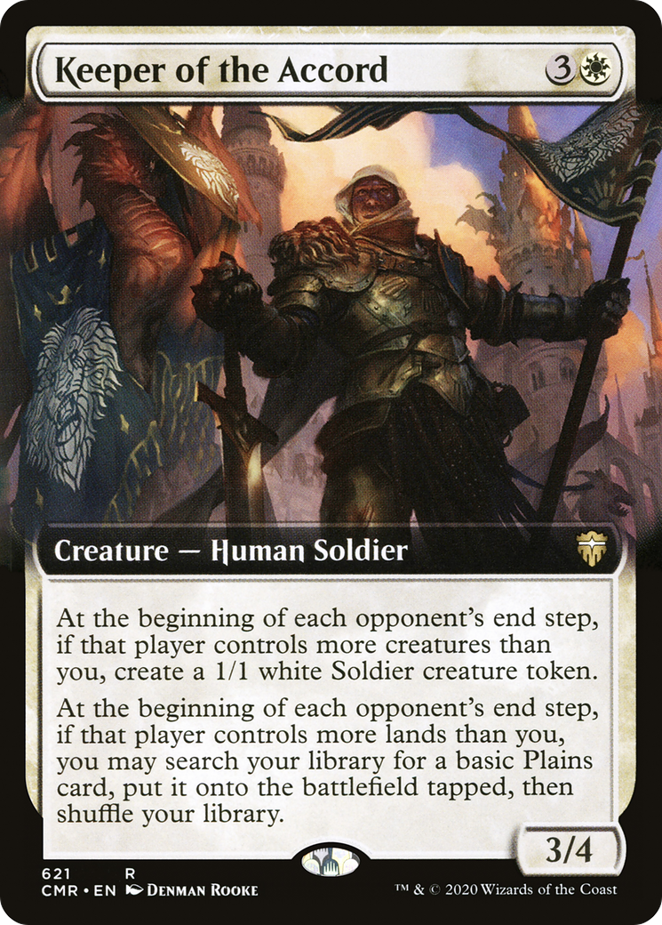Keeper of the Accord (Extended Art) (CMR-621) [Commander Legends]