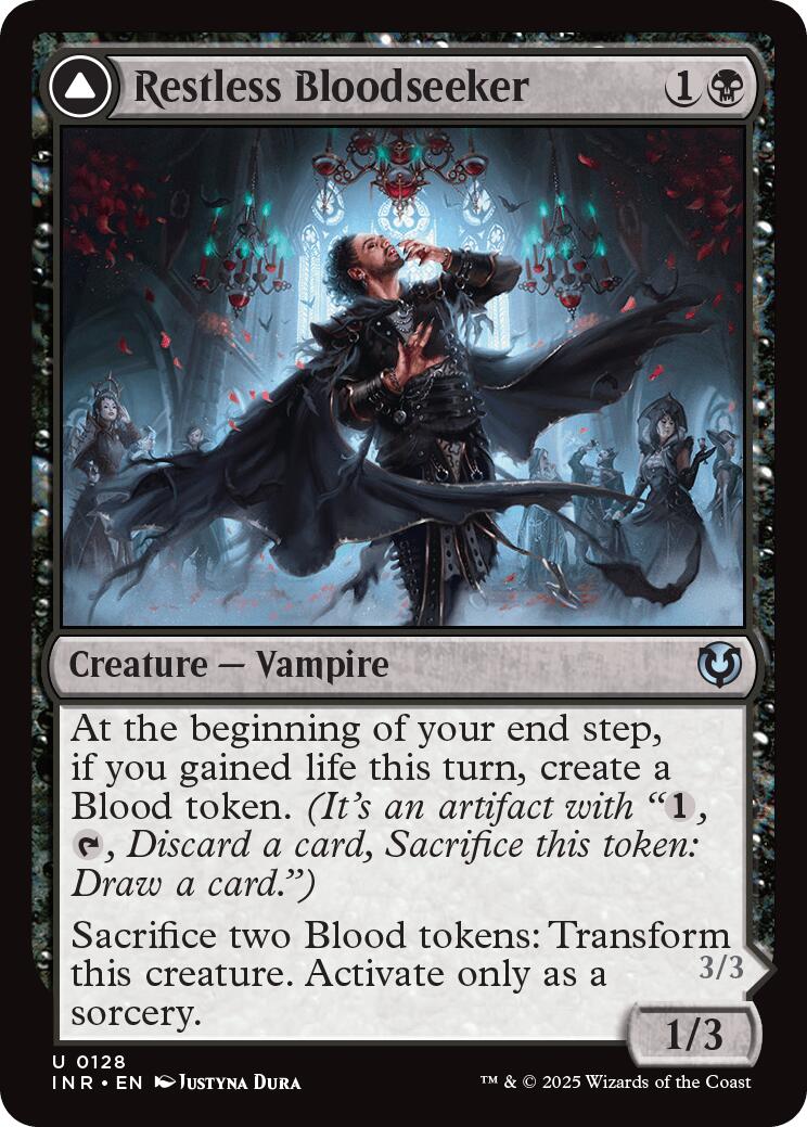 Restless Bloodseeker // Bloodsoaked Reveler (INR-128) [Innistrad Remastered]