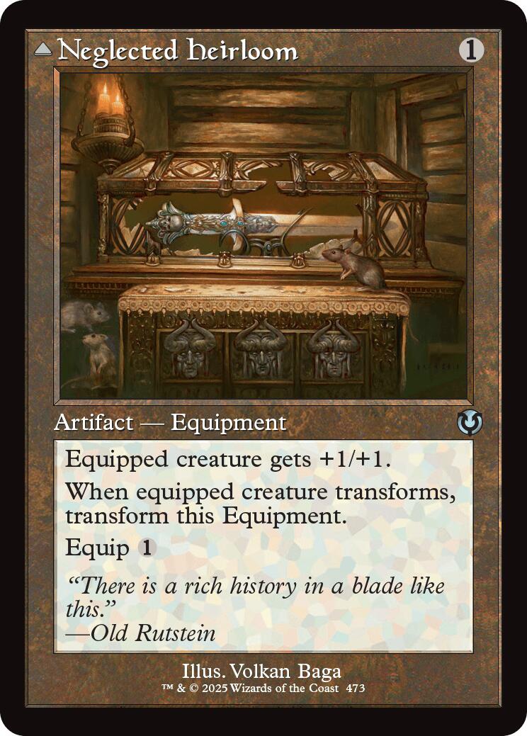 Neglected Heirloom // Ashmouth Blade (INR-473) [Innistrad Remastered] Foil