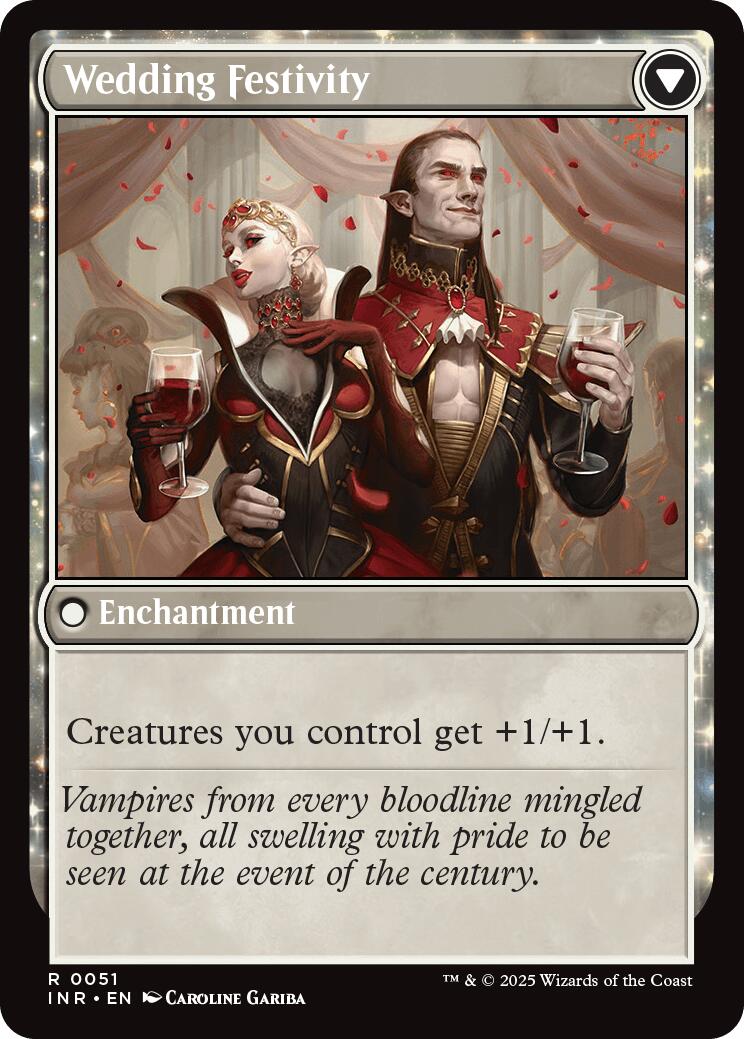 Wedding Announcement // Wedding Festivity (INR-051) [Innistrad Remastered]: (enchantment) Foil
