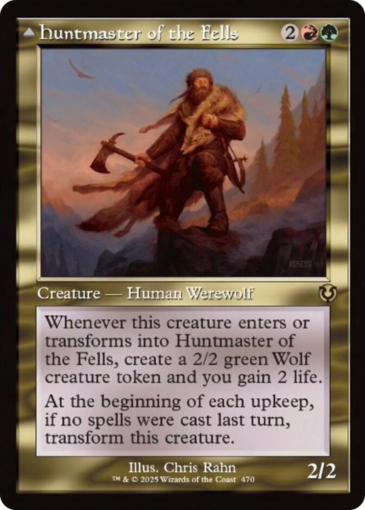 Huntmaster of the Fells // Ravager of the Fells (INR-470) [Innistrad Remastered] Foil