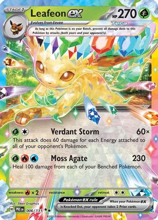 Leafeon ex - 006/131 6 - [SV Prismatic Evolutions] Holofoil