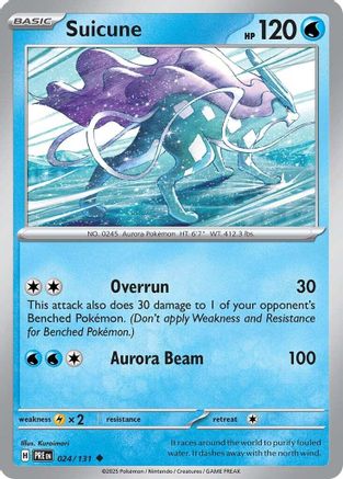 Suicune 24 - [SV Prismatic Evolutions]