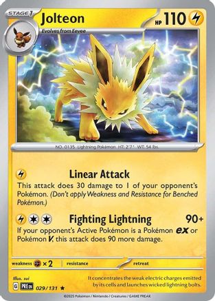 Jolteon 29 - [SV Prismatic Evolutions] Holofoil