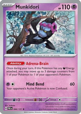 Munkidori 44 - [SV Prismatic Evolutions] Holofoil
