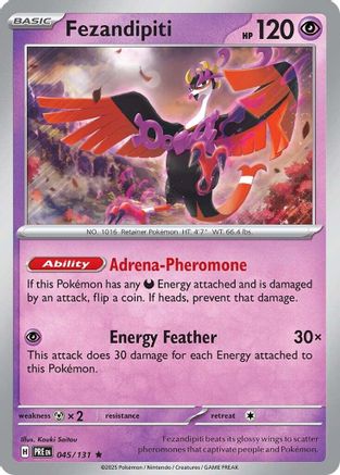 Fezandipiti 45 - [SV Prismatic Evolutions] Reverse Holofoil
