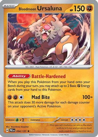 Bloodmoon Ursaluna 54 - [SV Prismatic Evolutions] Reverse Holofoil