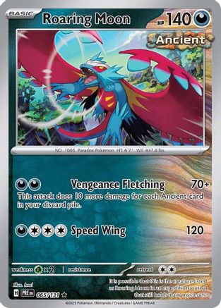 Roaring Moon 65 - [SV Prismatic Evolutions] Holofoil