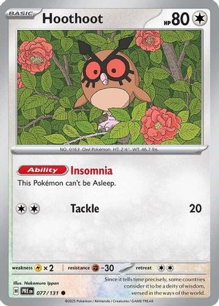 Hoothoot 77 - [SV Prismatic Evolutions]