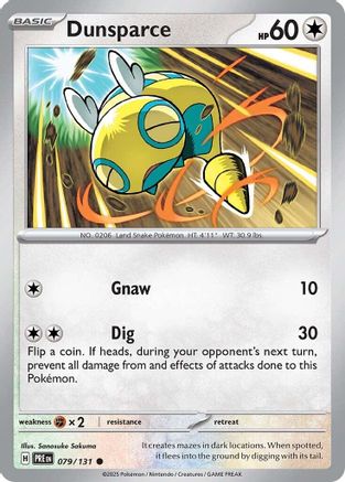Dunsparce 79 - [SV Prismatic Evolutions] Reverse Holofoil