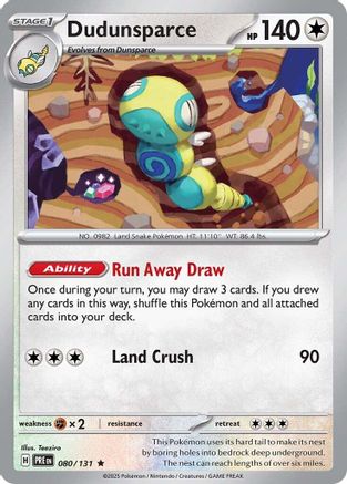 Dudunsparce 80 - [SV Prismatic Evolutions] Holofoil