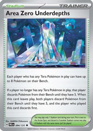 Area Zero Underdepths 94 - [SV Prismatic Evolutions] Reverse Holofoil