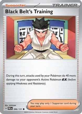 Black Belt's Training - 096/131 96 - [SV Prismatic Evolutions] Reverse Holofoil