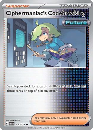 Ciphermaniac's Codebreaking 104 - [SV Prismatic Evolutions]