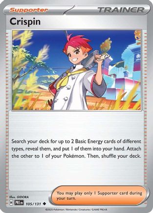 Crispin - 105/131 105 - [SV Prismatic Evolutions] Reverse Holofoil