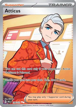 Atticus - 134/131 134 - [SV Prismatic Evolutions] Holofoil