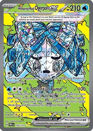 Wellspring Mask Ogerpon ex - 152/131 152 - [SV Prismatic Evolutions] Holofoil