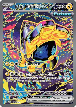 Iron Hands ex - 154/131 154 - [SV Prismatic Evolutions] Holofoil