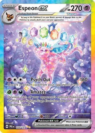 Espeon ex - 155/131 155 - [SV Prismatic Evolutions] Holofoil