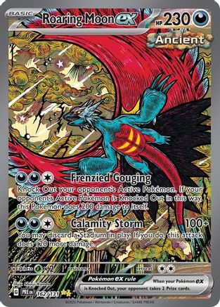 Roaring Moon ex 162 - [SV Prismatic Evolutions] Holofoil