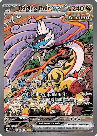 Raging Bolt ex 166 - [SV Prismatic Evolutions] Holofoil