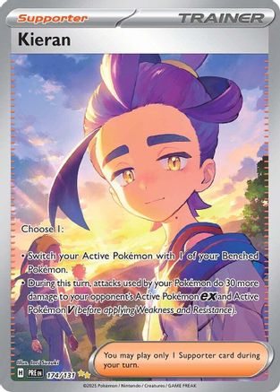 Kieran - 174/131 174 - [SV Prismatic Evolutions] Holofoil
