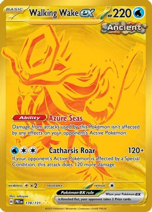 Walking Wake ex 178 - [SV Prismatic Evolutions] Holofoil