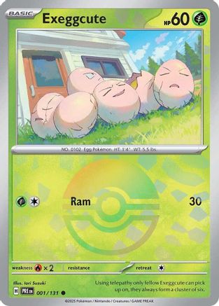 Exeggcute (Poke Ball Pattern) 1 - [SV Prismatic Evolutions] Holofoil
