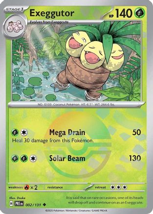 Exeggutor (Poke Ball Pattern) 2 - [SV Prismatic Evolutions] Holofoil