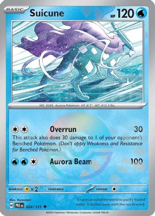 Suicune (Poke Ball Pattern) 24 - [SV Prismatic Evolutions] Holofoil