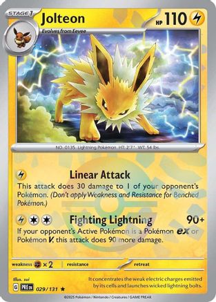 Jolteon (Poke Ball Pattern) 29 - [SV Prismatic Evolutions] Holofoil