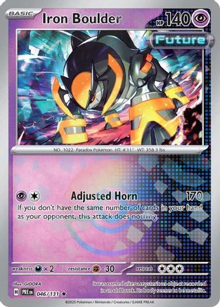 Iron Boulder (Poke Ball Pattern) 46 - [SV Prismatic Evolutions] Holofoil