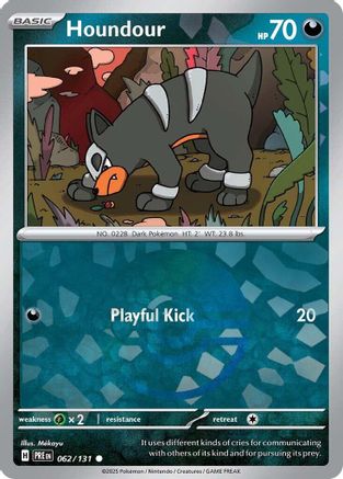 Houndour (Poke Ball Pattern) 62 - [SV Prismatic Evolutions] Holofoil