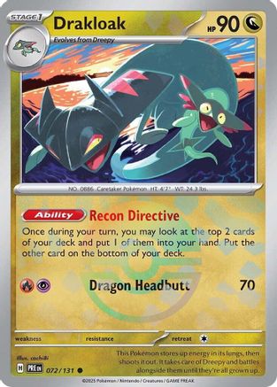 Drakloak (Poke Ball Pattern) 72 - [SV Prismatic Evolutions] Holofoil