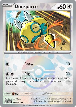 Dunsparce (Poke Ball Pattern) 79 - [SV Prismatic Evolutions] Holofoil