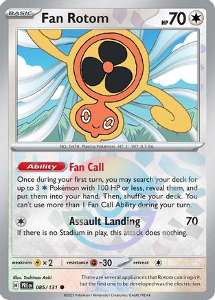Fan Rotom (Poke Ball Pattern) 85 - [SV Prismatic Evolutions] Holofoil