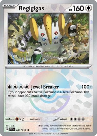 Regigigas (Poke Ball Pattern) 86 - [SV Prismatic Evolutions] Holofoil