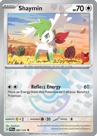 Shaymin (Poke Ball Pattern) 87 - [SV Prismatic Evolutions] Holofoil
