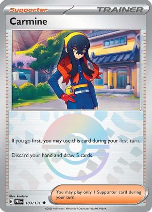 Carmine (Poke Ball Pattern) 103 - [SV Prismatic Evolutions] Holofoil