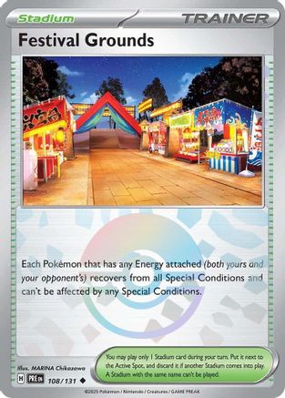 Festival Grounds (Poke Ball Pattern) 108 - [SV Prismatic Evolutions] Holofoil