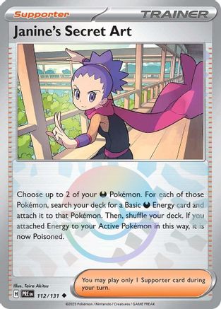 Janine's Secret Art - 112/131 (Poke Ball Pattern) 112 - [SV Prismatic Evolutions] Holofoil