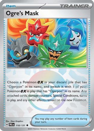 Ogre's Mask (Poke Ball Pattern) 118 - [SV Prismatic Evolutions] Holofoil