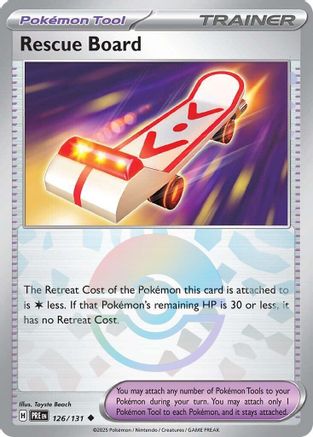 Rescue Board (Poke Ball Pattern) 126 - [SV Prismatic Evolutions] Holofoil