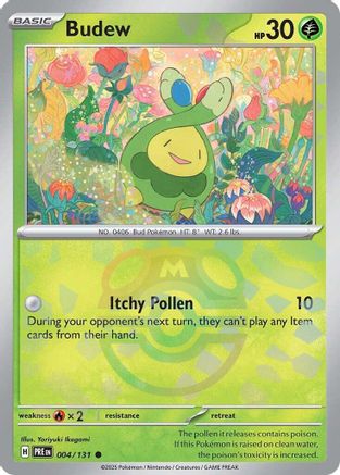 Budew (Master Ball Pattern) 4 - [SV Prismatic Evolutions] Holofoil