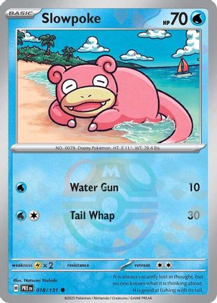 Slowpoke (Master Ball Pattern) 18 - [SV Prismatic Evolutions] Holofoil