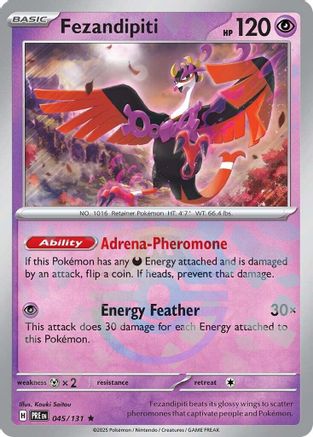 Fezandipiti (Master Ball Pattern) 45 - [SV Prismatic Evolutions] Holofoil